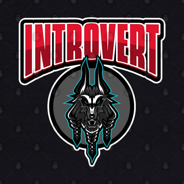 Introvert Wolf by Wolf Clothing Co